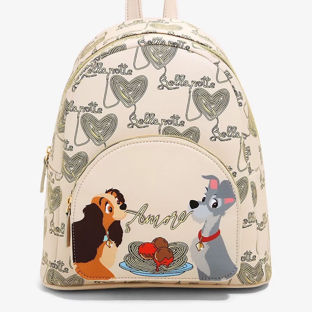NWT Lady & The Tramp Danielle Nicole Mini Backpack